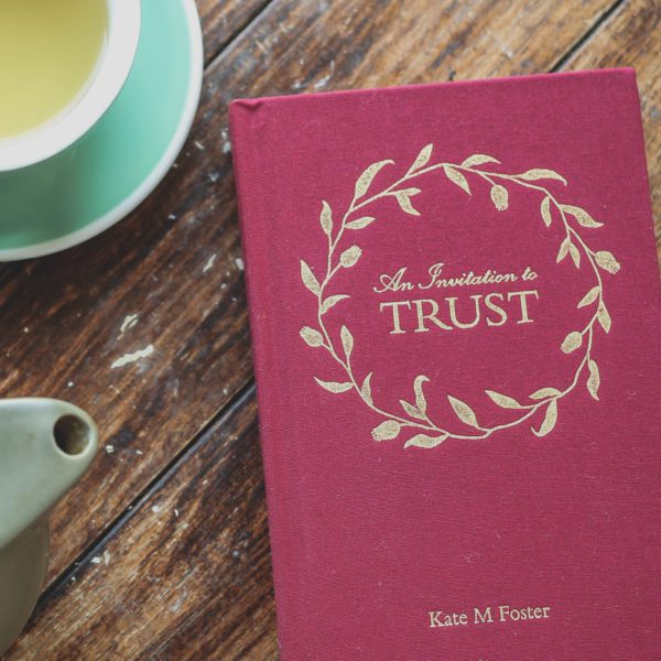 10X wholesale copies of ~ An Invitation to Trust ~ Gold Gilded Linen Bound Hard Cover Book - Image 2